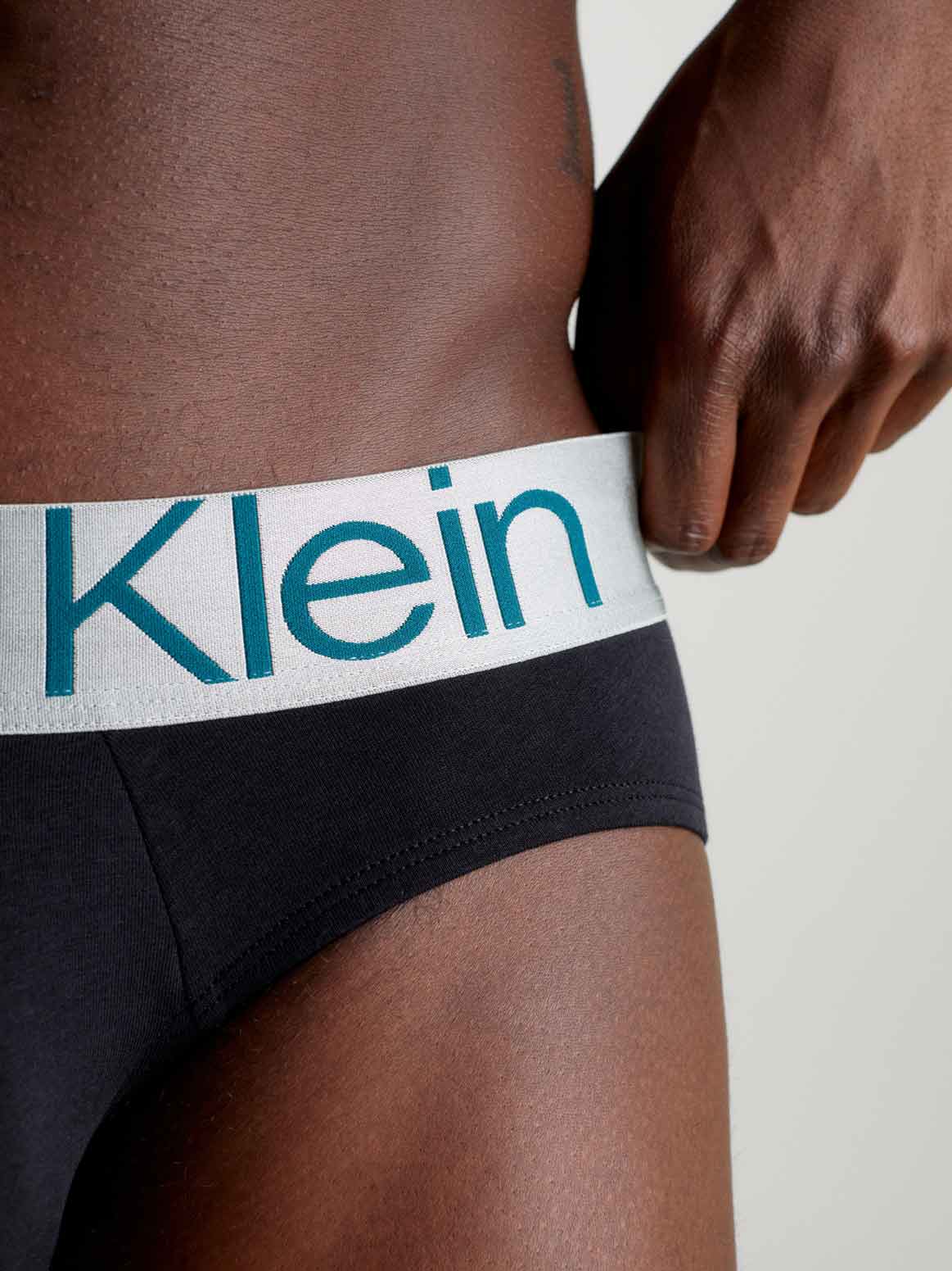 3p Hipbrief - Steel Cotton