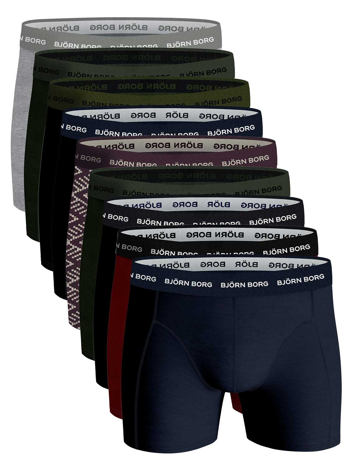 Ess. Cotton Shorts - 9 pack